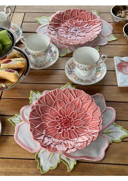 Roze 2'li Amerikan Servis Ekru