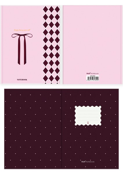 A5 15X21 Mıknatıslı Kapak Defter Çizgili Fiyonk