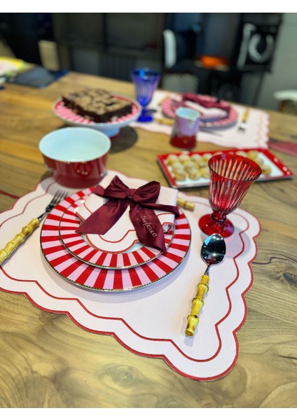 Lucky 2li Amerikan Servis Pembe - Kırmızı modelleri