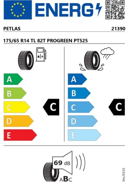 175/65 R14 82T Progreen PT525 Oto Yaz Lastiği (Üretim Yılı:2025) fiyatları