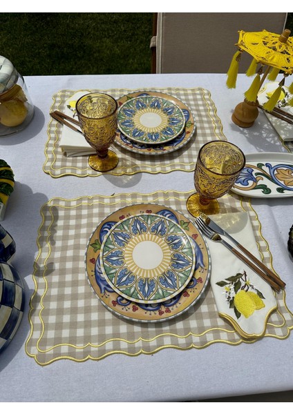 Pera Pötikareli 2'li Amerikan Sevisi Bej modelleri