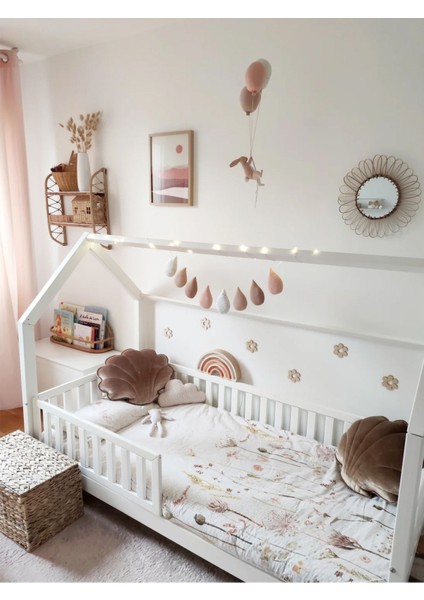 Bohem Şirin Ahşap Papatyalar Çocuk ve Bebek Odası Aksesuarı , Hediyelik fiyatları