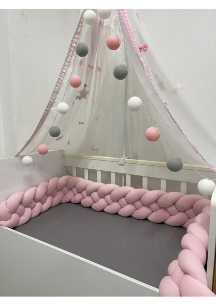 190 cm 4'lü Örgü Koruma / Beşik - Yatak Koruyucu