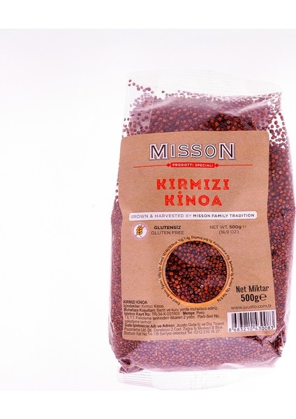 Kırmızı Ki̇noa 500 Gr