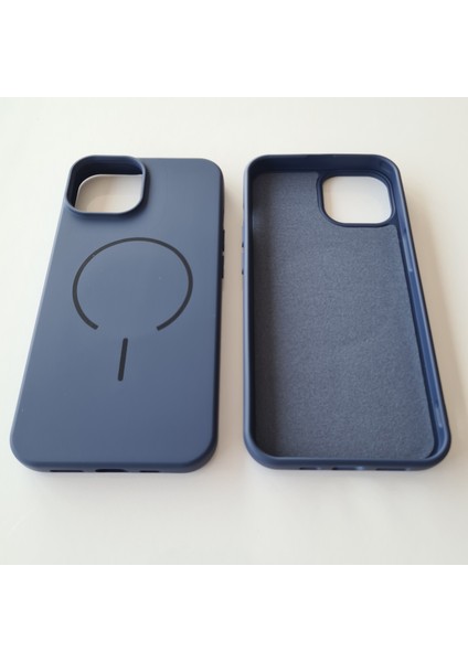 iPhone 13-14 Magsafe ile Uyumlu Yumuşak Soft Mükemmel Manyetik Esnek Silikon Kılıf