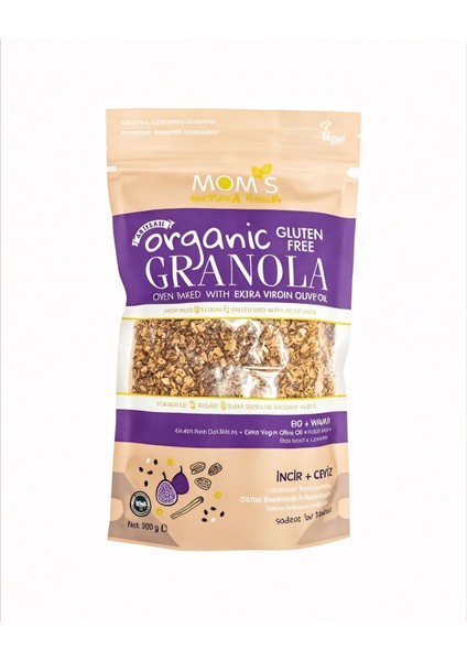 Organik Glutensiz İncir Ceviz Granola 300 gr