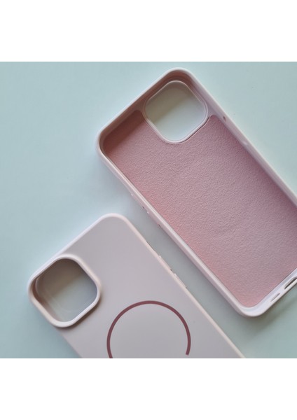 iPhone 13-14 Magsafe ile Uyumlu Yumuşak Soft Mükemmel Manyetik Esnek Silikon Kılıf