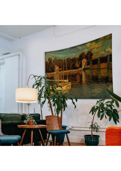 The Argenteuil Bridge Duvar Örtüsü - 100 cm x 135 cm