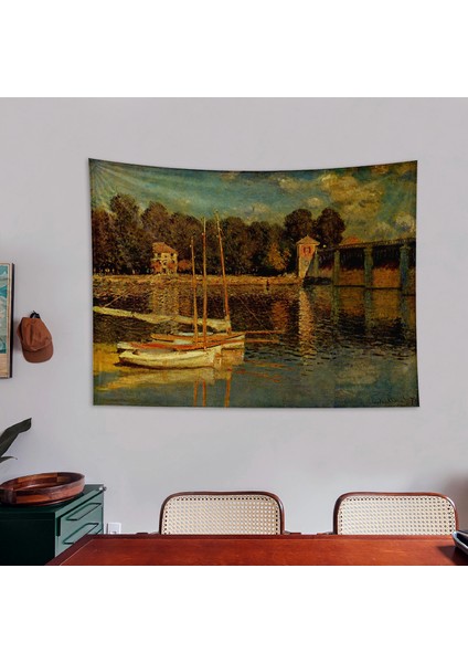 The Argenteuil Bridge Duvar Örtüsü - 100 cm x 135 cm