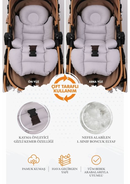 Ortopedik Bel Destekli Bebek Arabası Minderi, Pamuk Kumaş - Orijinal Ürün fiyatları