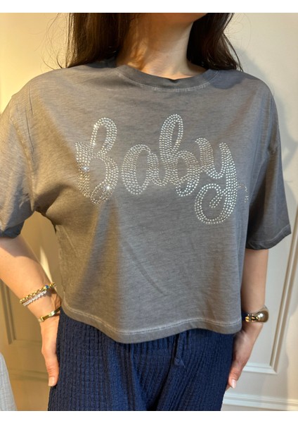 Yıkamalı Eskitme T-Shırt