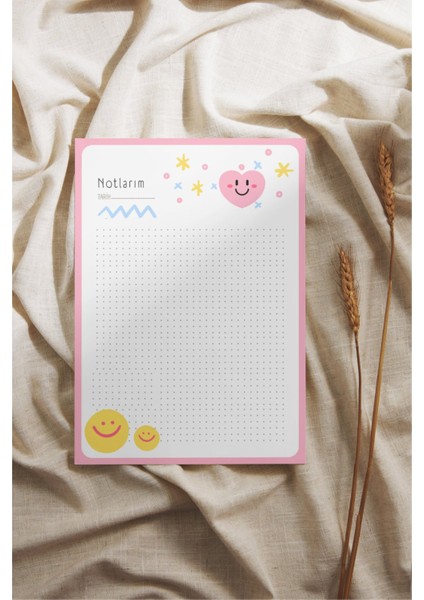 A6 Pinterest Noktalı Çek-Kopar Notepad, Memopad, Note Defteri, To Do List