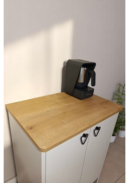 Çok Amaçlı Dolap Kahve Dolabı Kahve Köşesi Dolabı 82 CM
