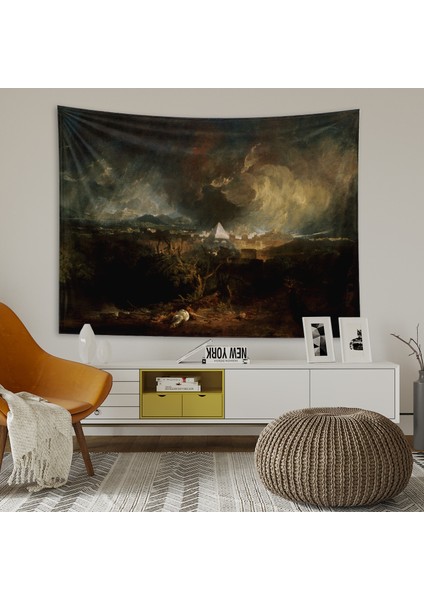 The Fifth Plague Of Egypt Niche Duvar Örtüsü - 100 cm x 135 cm