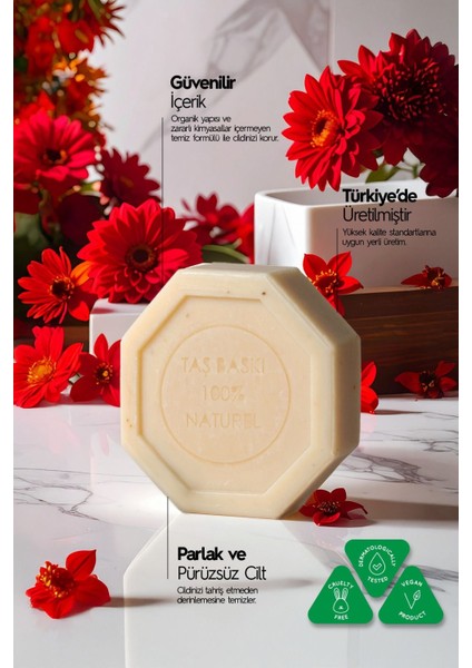 Bakarat Özlü Taş Sabun 3'lü Eko Paket Nemlendirici Cilt Bakımı - 3X125 gr fiyatları