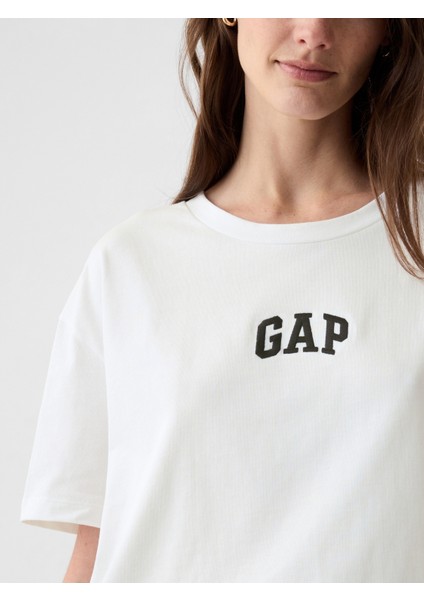 Kadın Beyaz Arch Gap Logo T-Shirt fiyatları