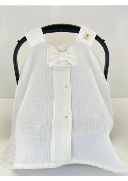 4 Kat Müslin Puset Örtüsü ve Minderi