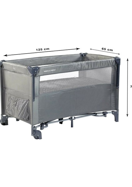 Orginal 3 Ü 1 Arada Anne Yanı, Oyun Parkı, Seyahat Katlanabilir Park Yatağı