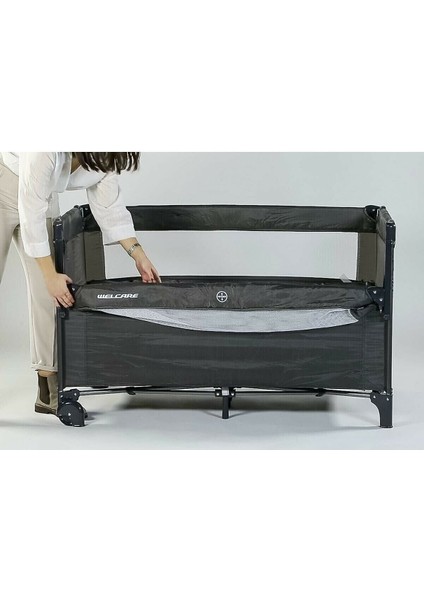 Orginal 3 Ü 1 Arada Anne Yanı, Oyun Parkı, Seyahat Katlanabilir Park Yatağı modelleri