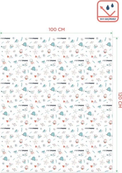 Mama Sandalyesi Altı ve Aktivite Örtüsü - Kullan At- 1 Rulo 10 Adet modelleri