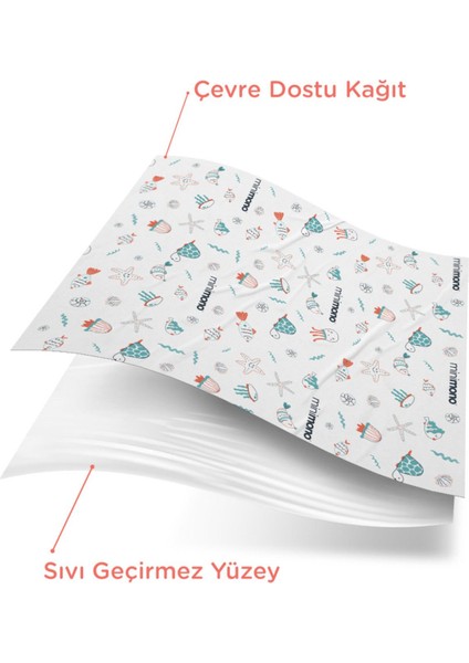 Mama Sandalyesi Altı ve Aktivite Örtüsü - Kullan At- 1 Rulo 10 Adet