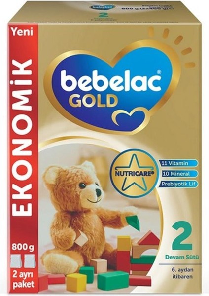 Nessiworld Bebelac Gold Bebek Devam ütü No2 800 Gr