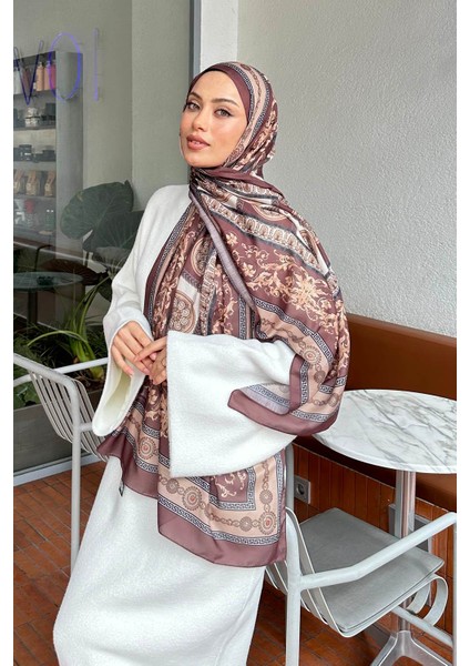 Versa Desen Pamuk Şal Kahverengi Pamuk 70 x 180 cm fırsatları