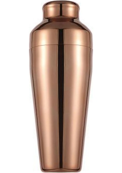 600 ML Bakır Renk Çelik Shaker, Dayanıklı ve Şık Tasarım