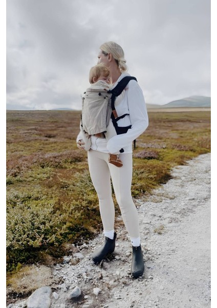 Bebekle Büyüyen %100 Pamuklu 0-4 Yaş Bej New Age Ergonomik Bebek Kangurusu fiyatları