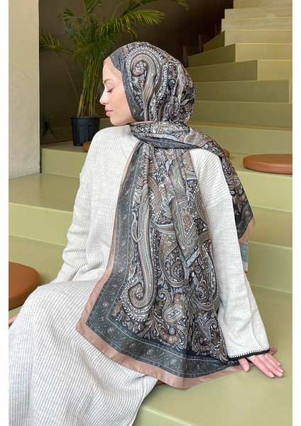 Retro Desen Soft Şal Camel fırsatları