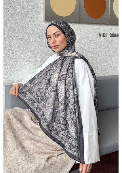 Retro Desen Soft Şal Bej modelleri