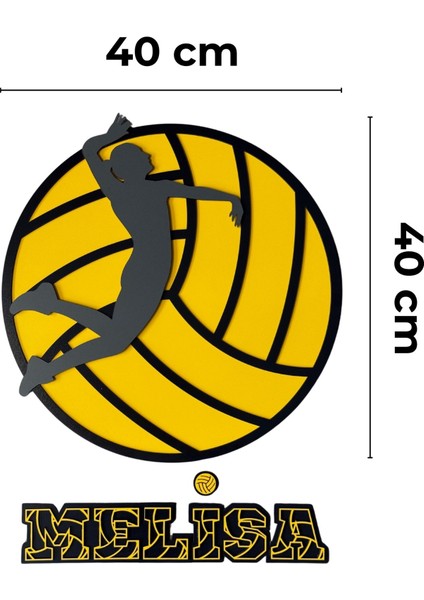 Kişiye Özel Isimli Ahşap Mdf Voleybol Duvar Dekoru | Sporcu Temalı Voleybol Oynayan Oyuncu Desenli fiyatları