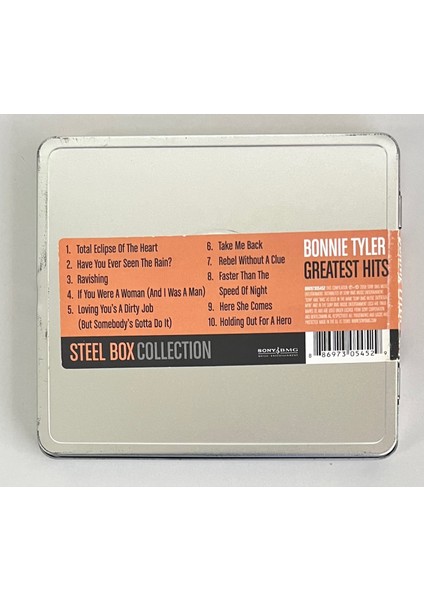 Bonnie Tyler Greatest Hits CD Steel Box (Orjnal 2008 Dönem Baskı Cd)