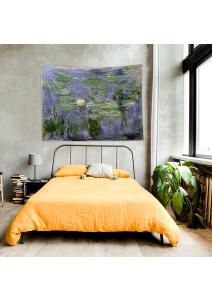Water Lilies Duvar Örtüsü - 100 cm x 135 cm