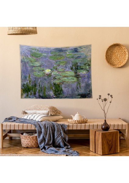 Water Lilies Duvar Örtüsü - 100 cm x 135 cm