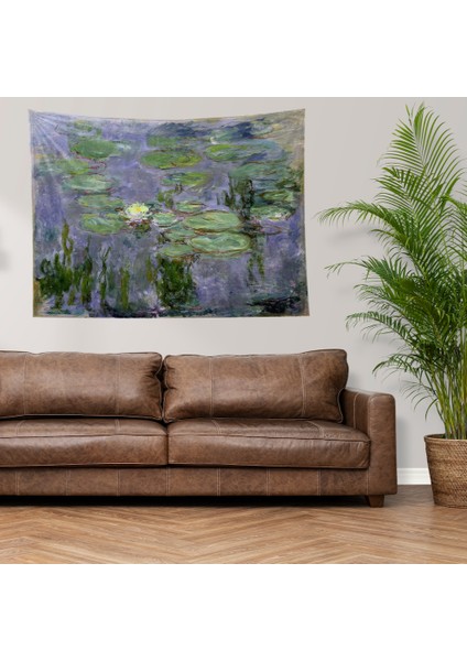 Water Lilies Duvar Örtüsü - 100 cm x 135 cm