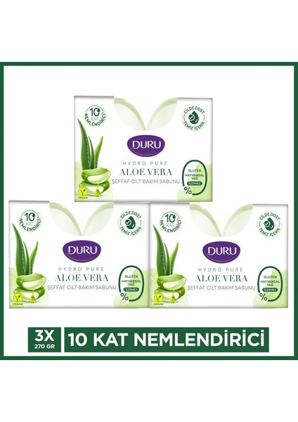 Hydro Pure Aloevera 6 Adet Sabun 3X270 gr