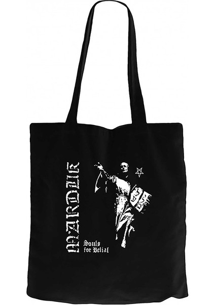 Marduk Souls For Belial Siyah Kanvas Bez Çanta