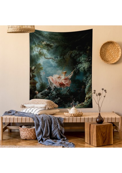 The Swing / Fragonard Duvar Örtüsü - 100 cm x 135 cm