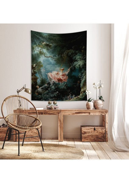 The Swing / Fragonard Duvar Örtüsü - 100 cm x 135 cm