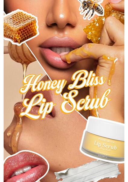 Glossy Touch Lip Scrub Honey Bliss Dudak Peelingi