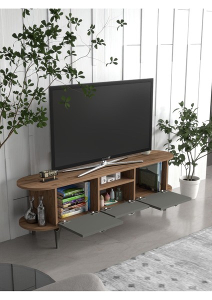 Tv Sehpası Mira Atlantik 5031 Gümüş 160 cm 35 cm 50 cm fırsatları