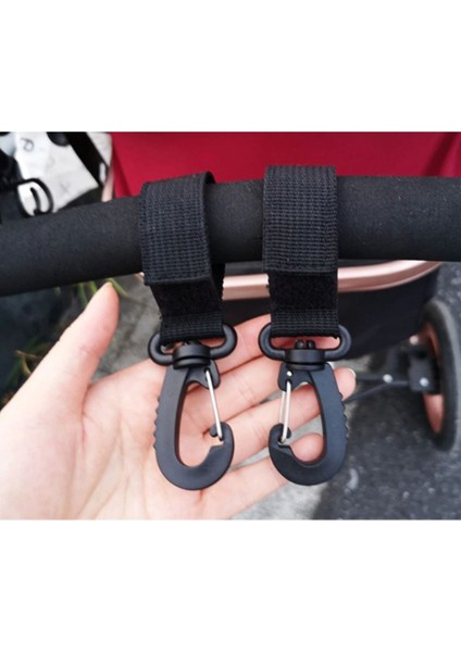 Puset Kancası Bebek Arabası Askı Aparatı Anti Hırsız Kilit Tokalı, Kolonlu 2 Adet
