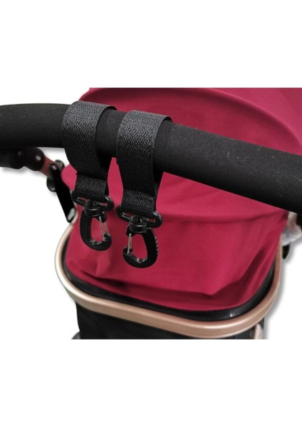 Puset Kancası Bebek Arabası Askı Aparatı Anti Hırsız Kilit Tokalı, Kolonlu 2 Adet modelleri