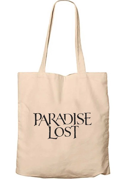 Paradise Lost Krem Kanvas Bez Çanta