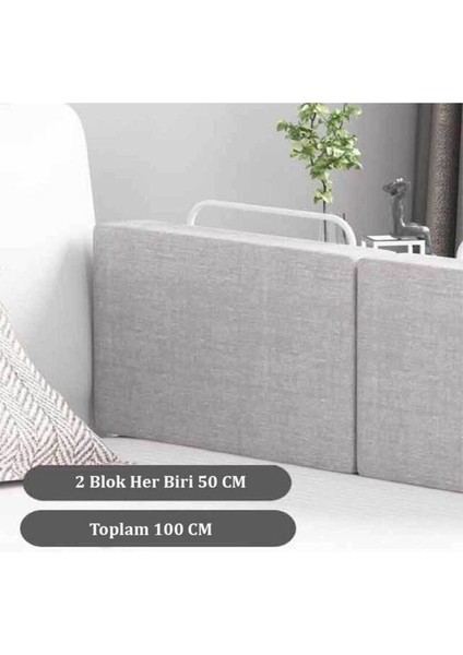 100 cm Yatak Bariyeri Bebek ve Çocuk Korkuluğu Güvenlik Bariyeri Koruma Bariyeri Grey