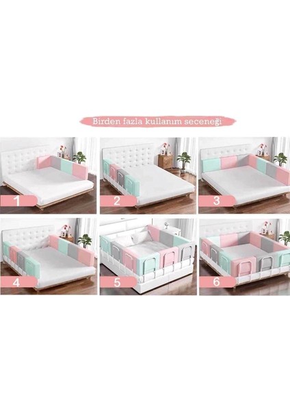 100 cm Yatak Bariyeri Bebek ve Çocuk Korkuluğu Güvenlik Bariyeri Koruma Bariyeri Grey fiyatları