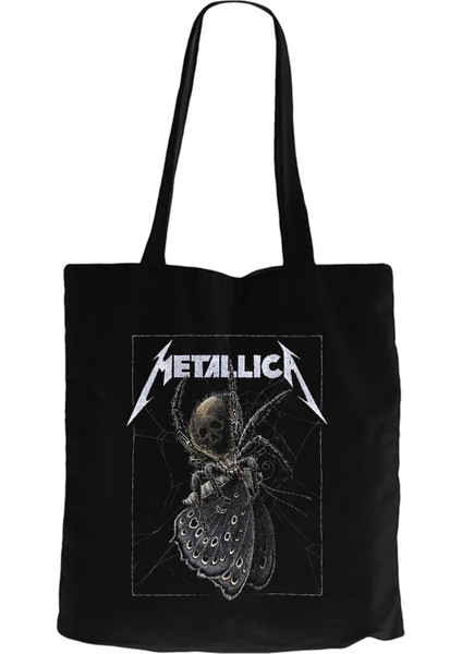Metallica Lisbon Siyah Kanvas Bez Çanta