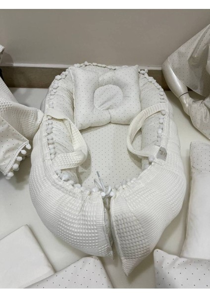 Çok Amaçlı Babynest , Puset Örtüsü , Alt Açma ve Battaniye, Nevresim Takımı 15'li Set Bebek Çeyizi