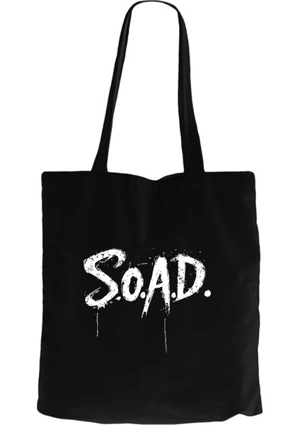 System Of A Down S.o.a.d Siyah Kanvas Bez Çanta